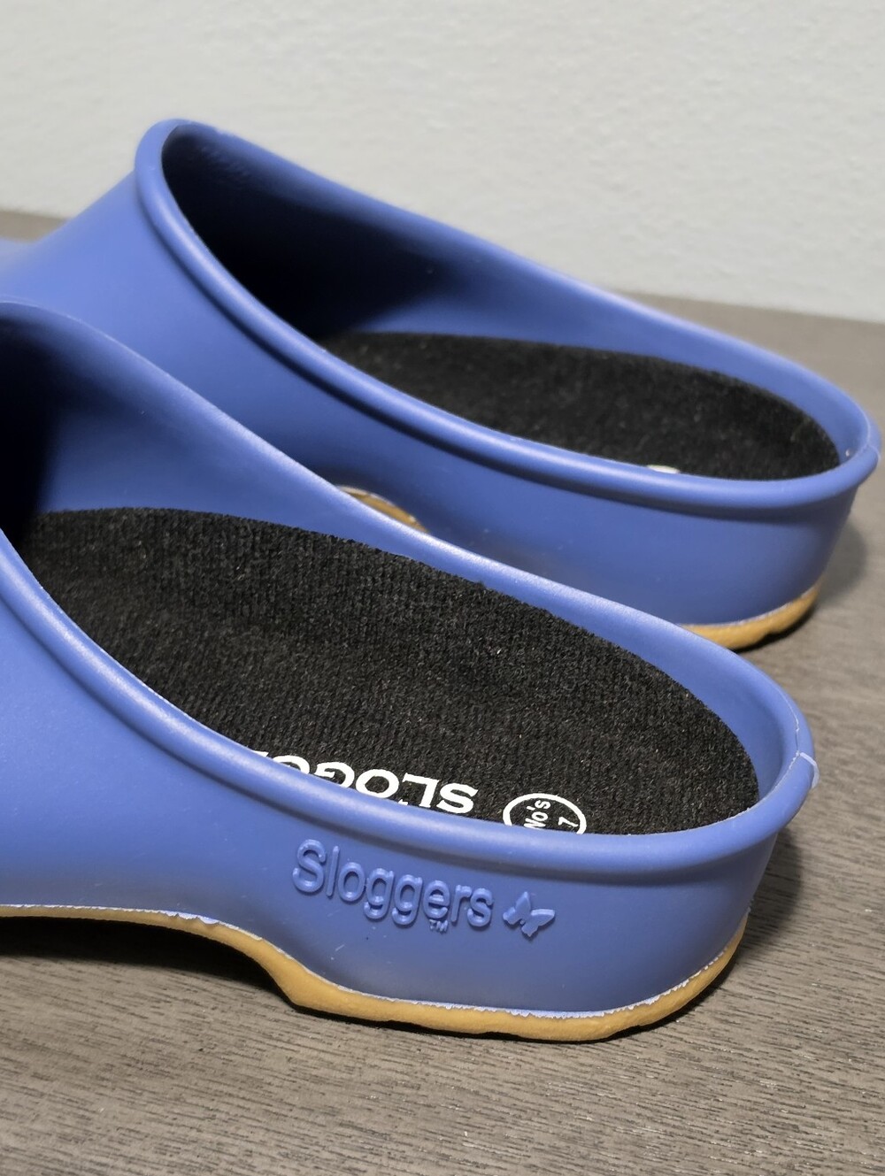 SLOGGERS Garden Clogs Womens Size 7 Blue Waterproof Slip On Work Shoes - Picture 2 of 12